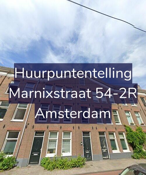 Foto gevel Huurpuntentelling voor Marnixstraat 54-2R, Amsterdam