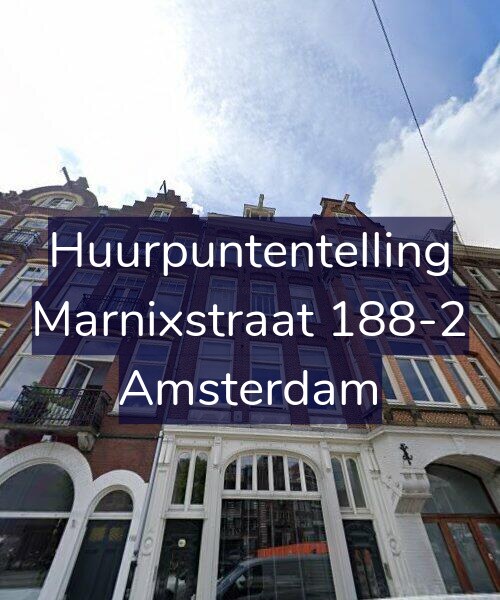 Foto gevel Huurpuntentelling voor Marnixstraat 188-2, Amsterdam