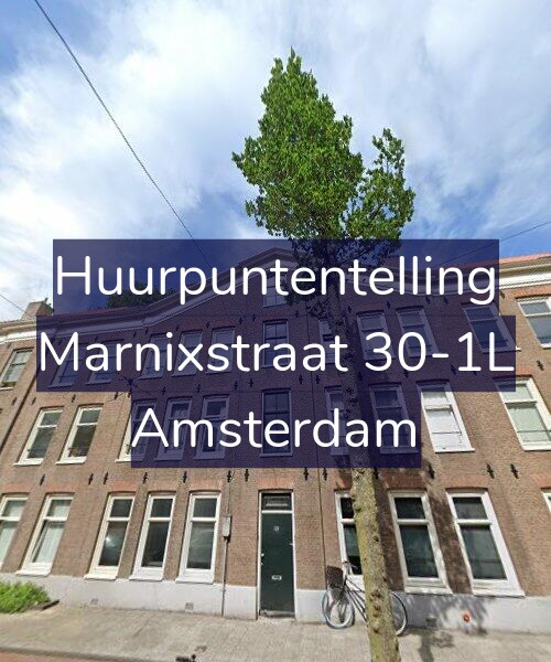 Foto gevel Huurpuntentelling voor Marnixstraat 30-1L, Amsterdam