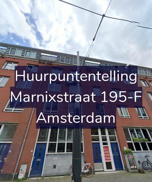 Foto gevel Huurpuntentelling voor Marnixstraat 195-F, Amsterdam