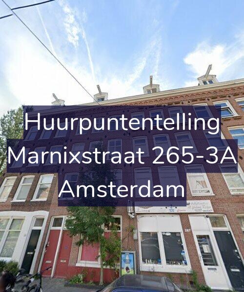Foto gevel Huurpuntentelling voor Marnixstraat 265-3A, Amsterdam