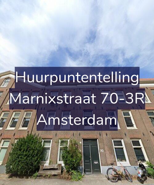 Foto gevel Huurpuntentelling voor Marnixstraat 70-3R, Amsterdam