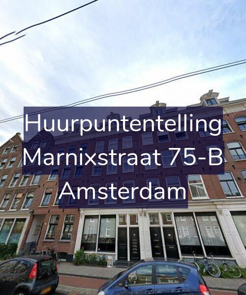 Foto gevel Huurpuntentelling voor Marnixstraat 75-B, Amsterdam