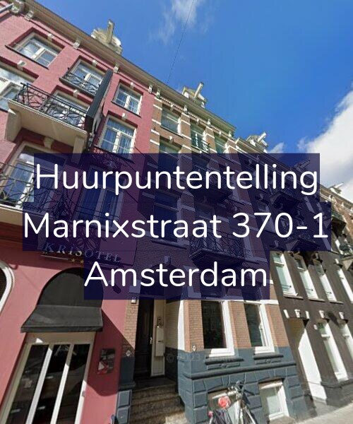 Foto gevel Huurpuntentelling voor Marnixstraat 370-1, Amsterdam