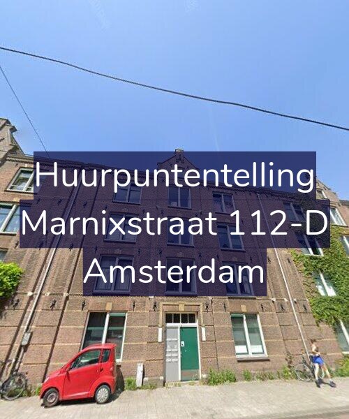 Foto gevel Huurpuntentelling voor Marnixstraat 112-D, Amsterdam