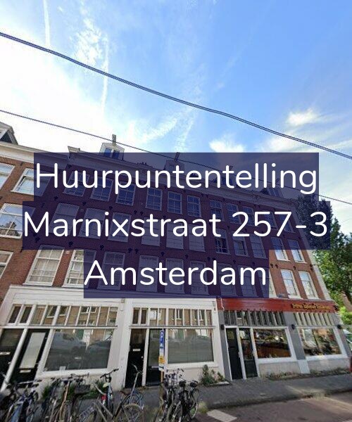 Foto gevel Huurpuntentelling voor Marnixstraat 257-3, Amsterdam