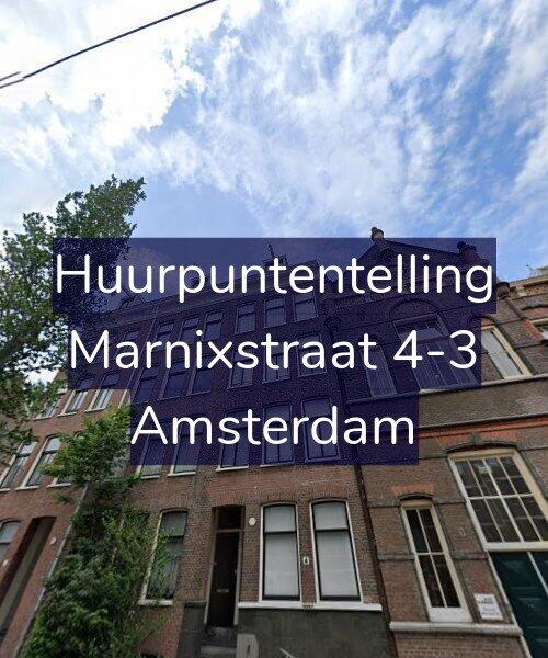 Foto gevel Huurpuntentelling voor Marnixstraat 4-3, Amsterdam