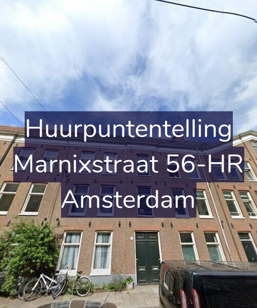 Foto gevel Huurpuntentelling voor Marnixstraat 56-HR, Amsterdam