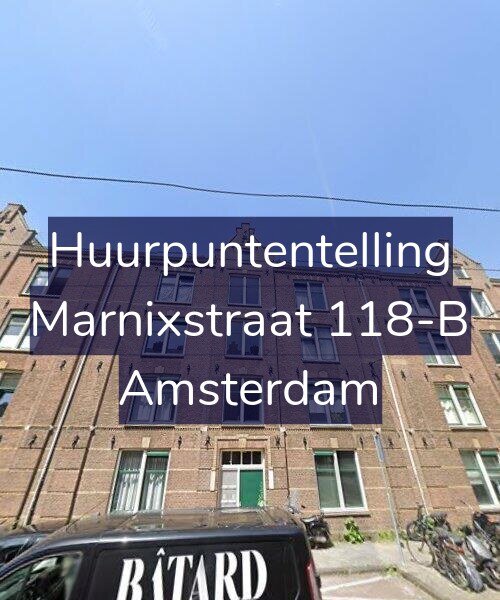 Foto gevel Huurpuntentelling voor Marnixstraat 118-B, Amsterdam