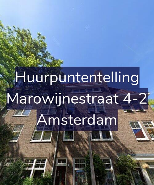 Foto gevel Huurpuntentelling voor Marowijnestraat 4-2, Amsterdam