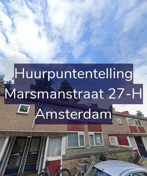 Foto gevel Huurpuntentelling voor Marsmanstraat 27-H, Amsterdam