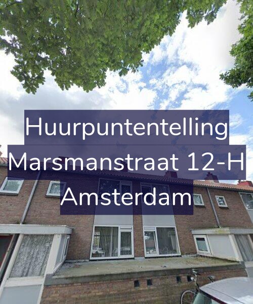 Foto gevel Huurpuntentelling voor Marsmanstraat 12-H, Amsterdam