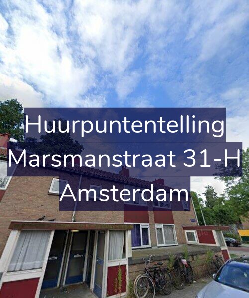 Foto gevel Huurpuntentelling voor Marsmanstraat 31-H, Amsterdam