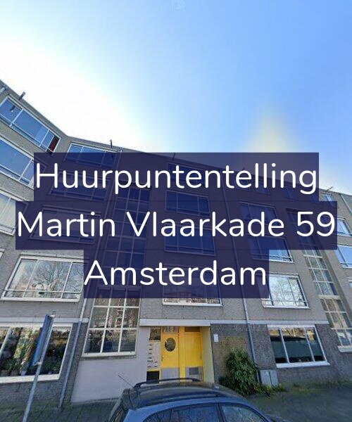 Foto gevel Huurpuntentelling voor Martin Vlaarkade 59, Amsterdam