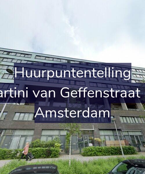Foto gevel Huurpuntentelling voor Martini van Geffenstraat 32, Amsterdam