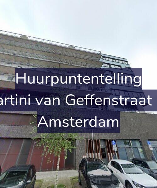 Foto gevel Huurpuntentelling voor Martini van Geffenstraat 56, Amsterdam