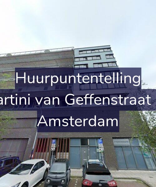Foto gevel Huurpuntentelling voor Martini van Geffenstraat 82, Amsterdam