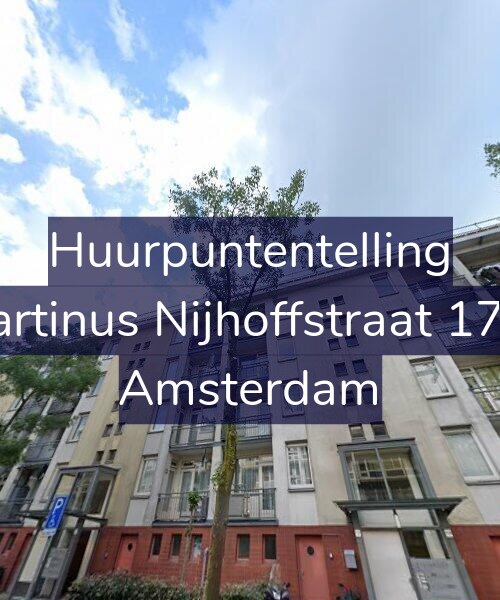 Foto gevel Huurpuntentelling voor Martinus Nijhoffstraat 17-2, Amsterdam
