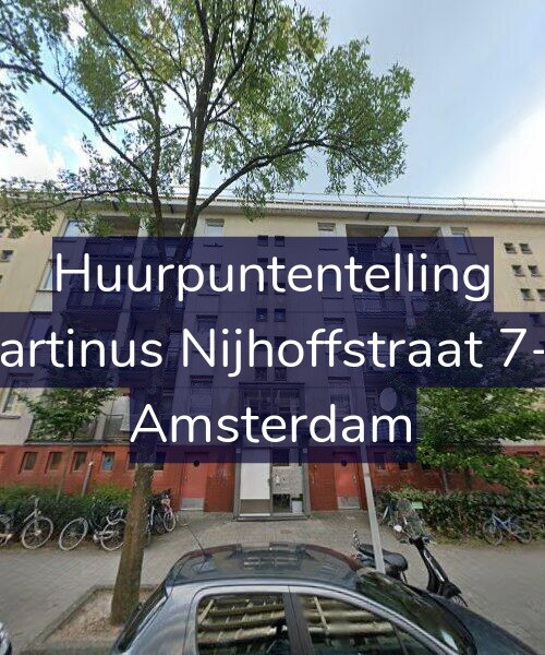 Foto gevel Huurpuntentelling voor Martinus Nijhoffstraat 7-H, Amsterdam