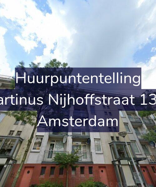 Foto gevel Huurpuntentelling voor Martinus Nijhoffstraat 13-3, Amsterdam