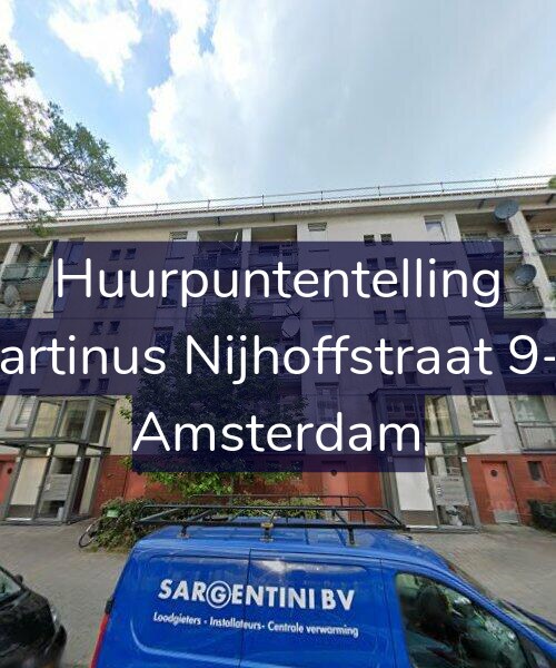 Foto gevel Huurpuntentelling voor Martinus Nijhoffstraat 9-H, Amsterdam