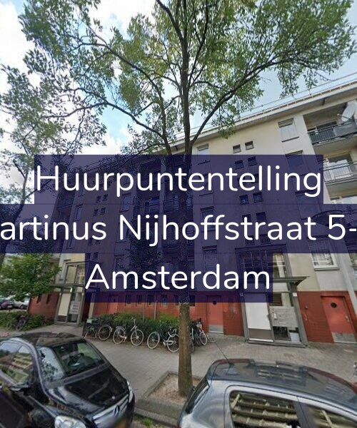 Foto gevel Huurpuntentelling voor Martinus Nijhoffstraat 5-H, Amsterdam