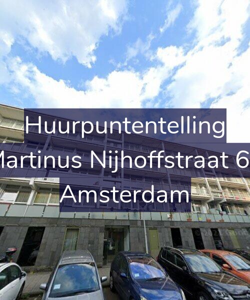 Foto gevel Huurpuntentelling voor Martinus Nijhoffstraat 66, Amsterdam