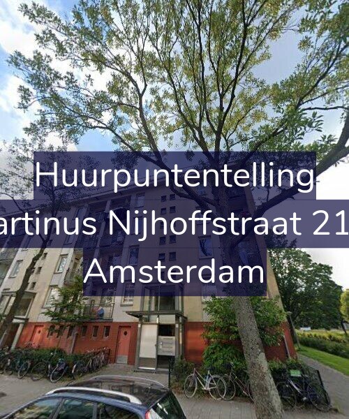 Foto gevel Huurpuntentelling voor Martinus Nijhoffstraat 21-1, Amsterdam