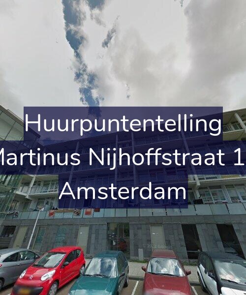 Foto gevel Huurpuntentelling voor Martinus Nijhoffstraat 10, Amsterdam