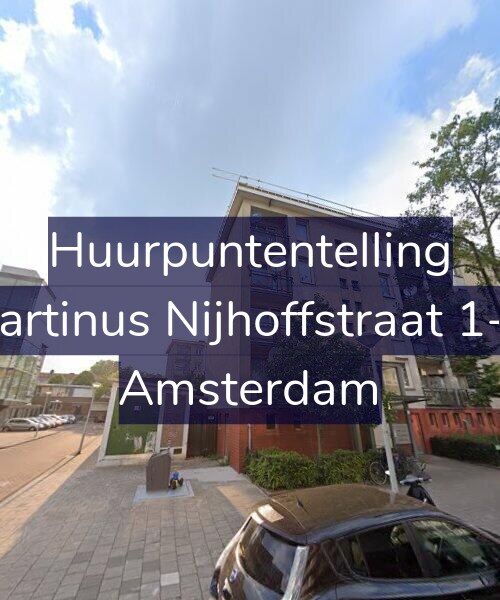 Foto gevel Huurpuntentelling voor Martinus Nijhoffstraat 1-H, Amsterdam