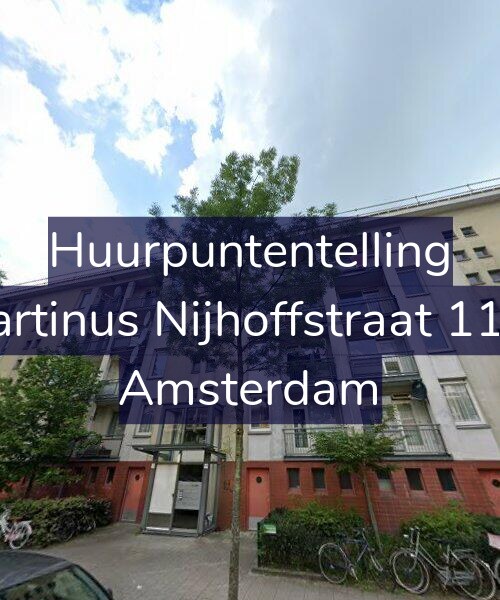 Foto gevel Huurpuntentelling voor Martinus Nijhoffstraat 11-1, Amsterdam