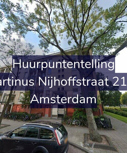 Foto gevel Huurpuntentelling voor Martinus Nijhoffstraat 21-H, Amsterdam