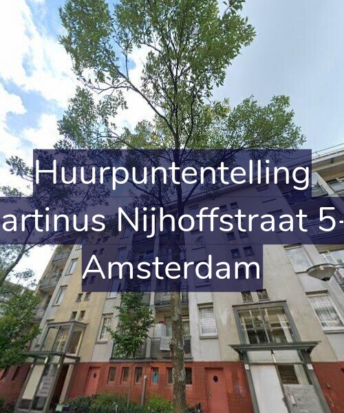 Foto gevel Huurpuntentelling voor Martinus Nijhoffstraat 5-2, Amsterdam