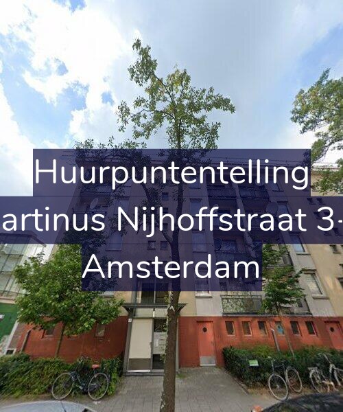 Foto gevel Huurpuntentelling voor Martinus Nijhoffstraat 3-1, Amsterdam