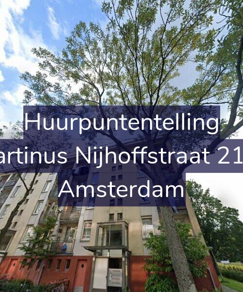Foto gevel Huurpuntentelling voor Martinus Nijhoffstraat 21-3, Amsterdam