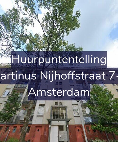 Foto gevel Huurpuntentelling voor Martinus Nijhoffstraat 7-3, Amsterdam