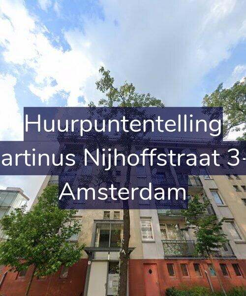 Foto gevel Huurpuntentelling voor Martinus Nijhoffstraat 3-2, Amsterdam