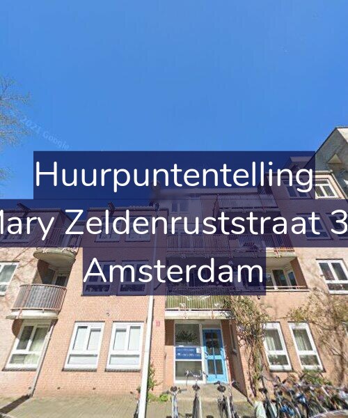Foto gevel Huurpuntentelling voor Mary Zeldenruststraat 31, Amsterdam