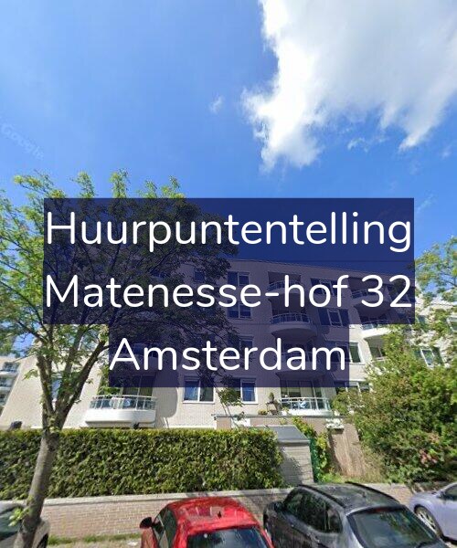 Foto gevel Huurpuntentelling voor Matenesse-hof 32, Amsterdam