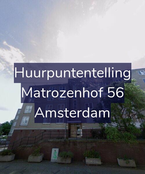 Foto gevel Huurpuntentelling voor Matrozenhof 56, Amsterdam