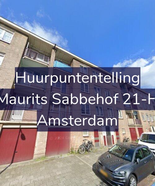 Foto gevel Huurpuntentelling voor Maurits Sabbehof 21-H, Amsterdam