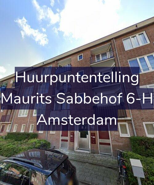 Foto gevel Huurpuntentelling voor Maurits Sabbehof 6-H, Amsterdam