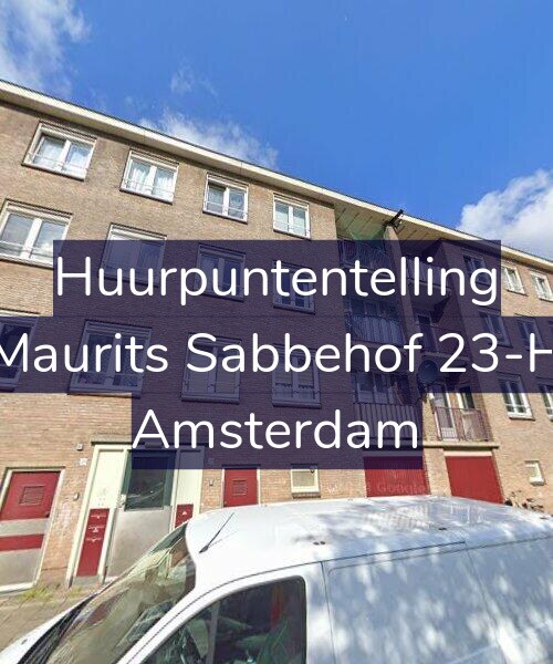 Foto gevel Huurpuntentelling voor Maurits Sabbehof 23-H, Amsterdam