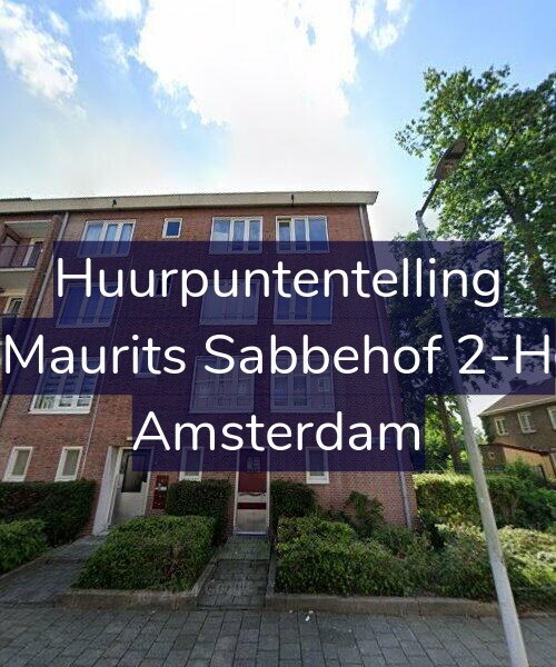Foto gevel Huurpuntentelling voor Maurits Sabbehof 2-H, Amsterdam