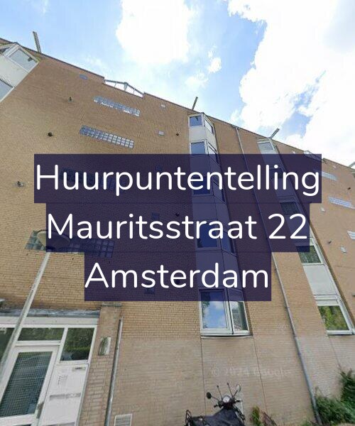 Foto gevel Huurpuntentelling voor Mauritsstraat 22, Amsterdam
