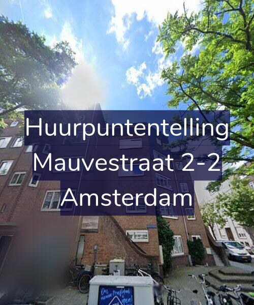 Foto gevel Huurpuntentelling voor Mauvestraat 2-2, Amsterdam