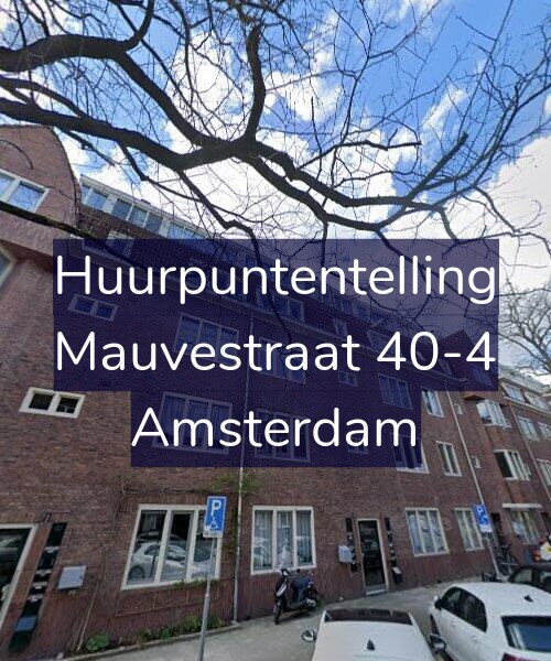 Foto gevel Huurpuntentelling voor Mauvestraat 40-4, Amsterdam