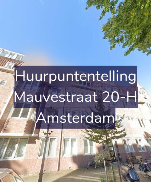 Foto gevel Huurpuntentelling voor Mauvestraat 20-H, Amsterdam