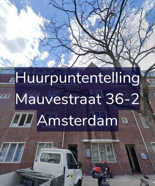 Foto gevel Huurpuntentelling voor Mauvestraat 36-2, Amsterdam
