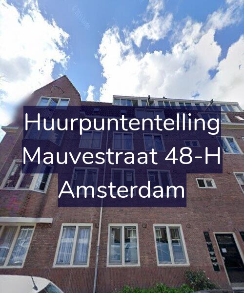 Foto gevel Huurpuntentelling voor Mauvestraat 48-H, Amsterdam